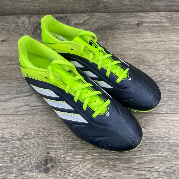 Adidas Copa Pure III Club Mens Soccer Cleats Navy Neon Yellow JR2896 Size 9 NEW - Picture 12 of 15